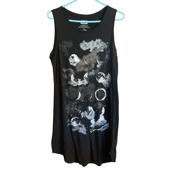 Star Wars Death Star Tunic Dress Shirt Medium, Rock & Republic® Epic Collection - Picture 1 of 5